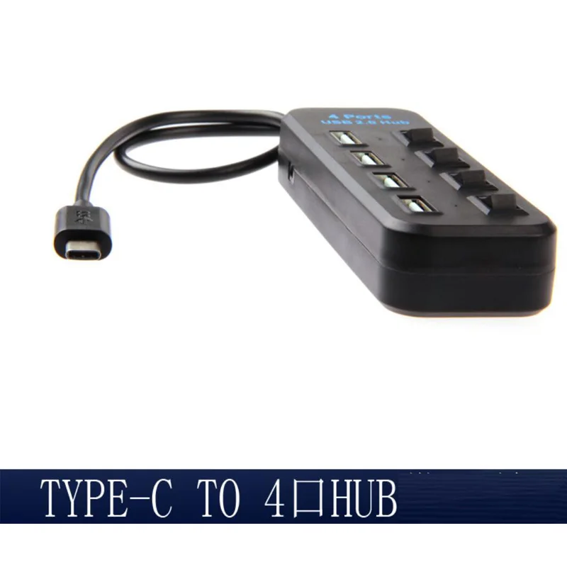 USB3.0 концентратор с тип-c концентратор USB3.1 концентратор с четырехпортовым переключателем