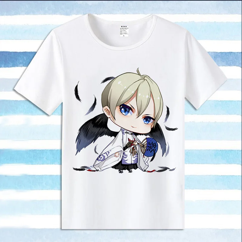 Новая летняя футболка Yin Yang Master Onmyouji для костюмированной вечеринки с рисунком