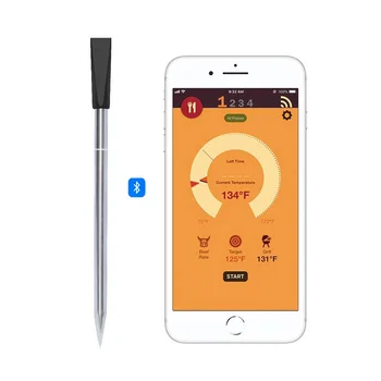 

Meat Food Steak Thermometer Wireless Digital Bluetooth Barbecue Accessories For Oven Grill Bbq Smoker Rotisserie Kitchen Gift