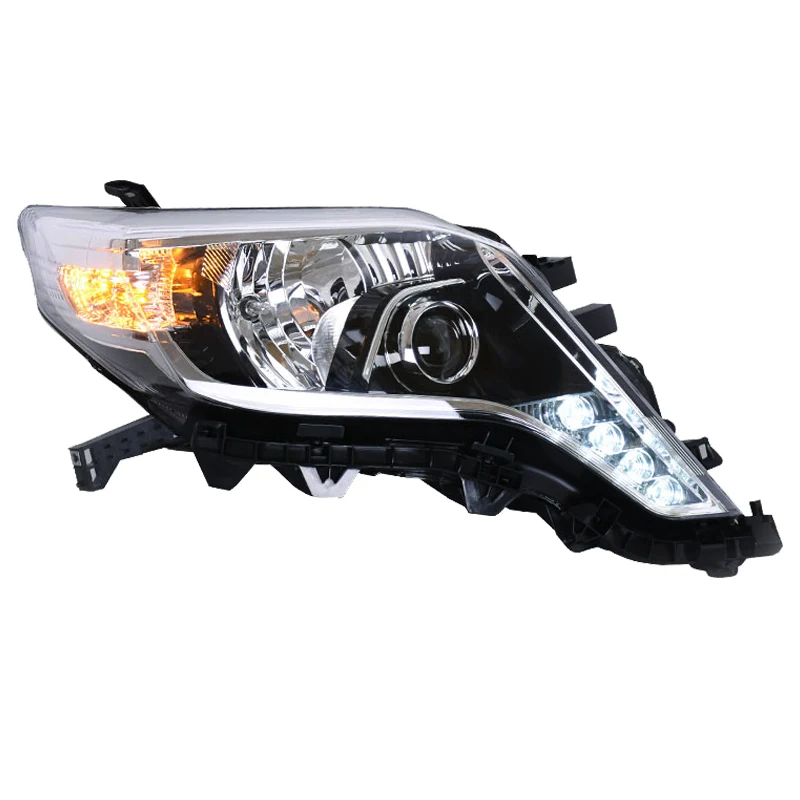 Автомобильный Стайлинг, фара для Toyota Prado, фара,,, фара, светодиодный, DRL, двойной объектив, биксенон, дальний, ближний свет, поворот