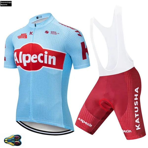 20D Gel Pad Pro Team Blue Alpecin велосипедная майка 20D гелевые велосипедные шорты Костюм MTB Ropa Ciclismo мужская летняя велосипедная одежда - Цвет: 20D Gel Pad