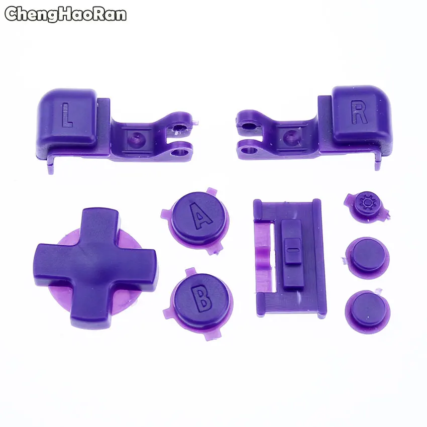 ChengHaoRan разноцветный полный комплект кнопок для nintendo Gameboy Advance SP для GBA SP R L A B D-Pad кнопок
