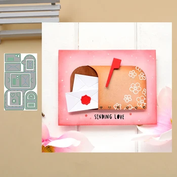 

Lucky Goddess Craft Metal cutting dies Inbox mailbox Scrapbook paper craft knife mould blade punch stencils dies 2019