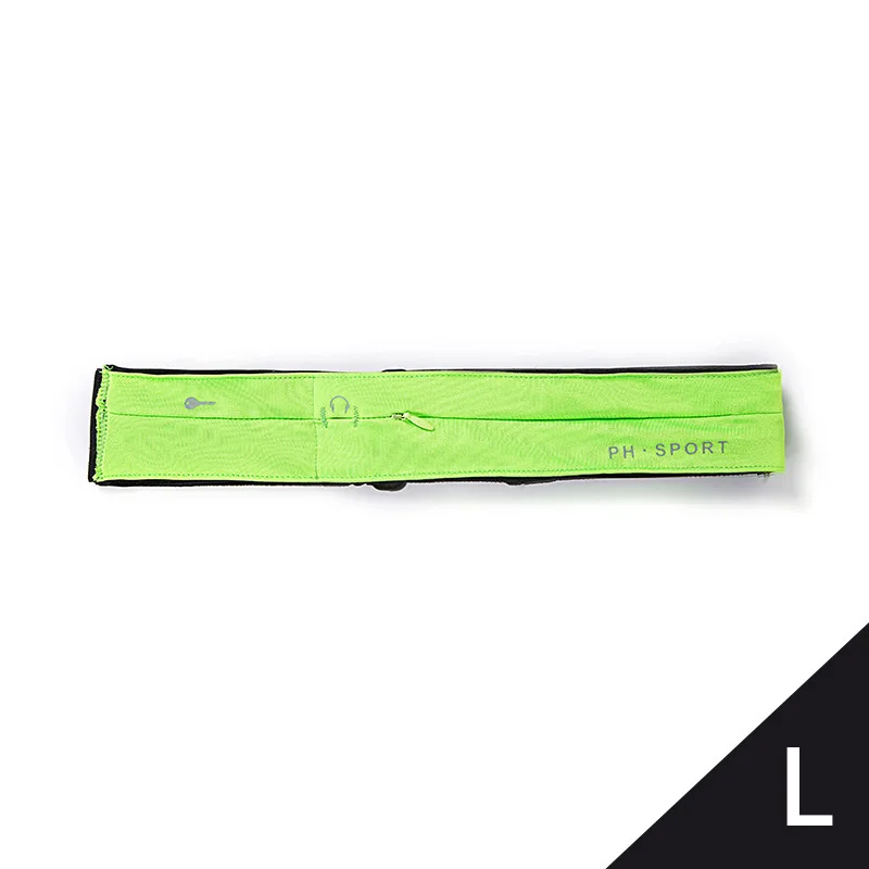 green L Stealth поясная Беговая сумка для мобильного ключа Спортивная Коллекция сумка с закрытым поясом Walkman Song Bag Фитнес легкий для мальчиков и девочек - Цвет: green L