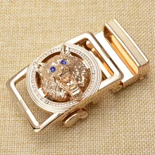 Buckle for Men Metal Automatic Buckle Fashion Male Brand Luxury Suitable Width 3.5CM Mens Belts