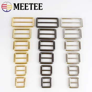 

10/20pcs16/20/26/32/38/50mm Tri-Glide Slider Adjust Metal Buckle Ring for Backpack Web Strap DIY Bag Accessory Leather Craft