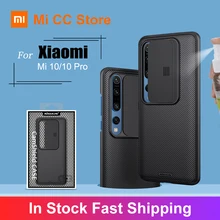 Nillkin-cubierta deslizante funda de teléfono para Xiaomi Mi 10, protección para cámara, Mi10, PC, funda protectora para Mi 10 Pro 5G