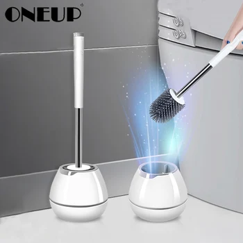 

Silicone TPR Toilet Brush Wall-mounted Cleaning Brush For Bathroom Household Cleaning Product Bathroom Accessories