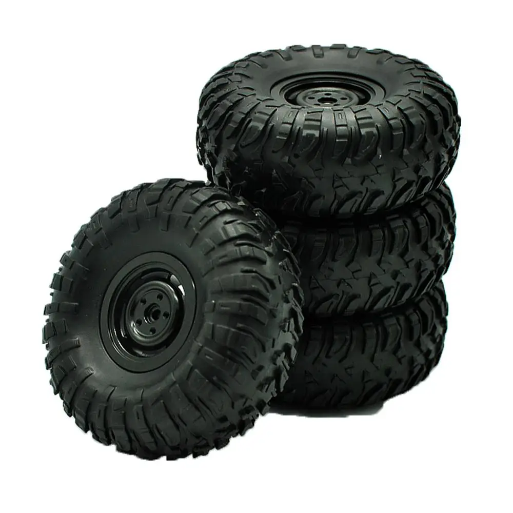 RCtown 4PCS Metal Beadlock Wheel Rim Rubber Tires Set for MN45 D90 91 96 99 99S 99A 1/12 Rc Car | Игрушки и хобби