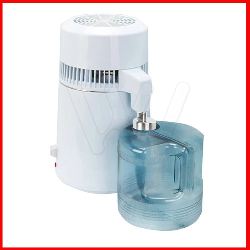 US $119.60 Water Distiller Filter Pure Stainless Steel 4l Dental Purifier Carbon Activated