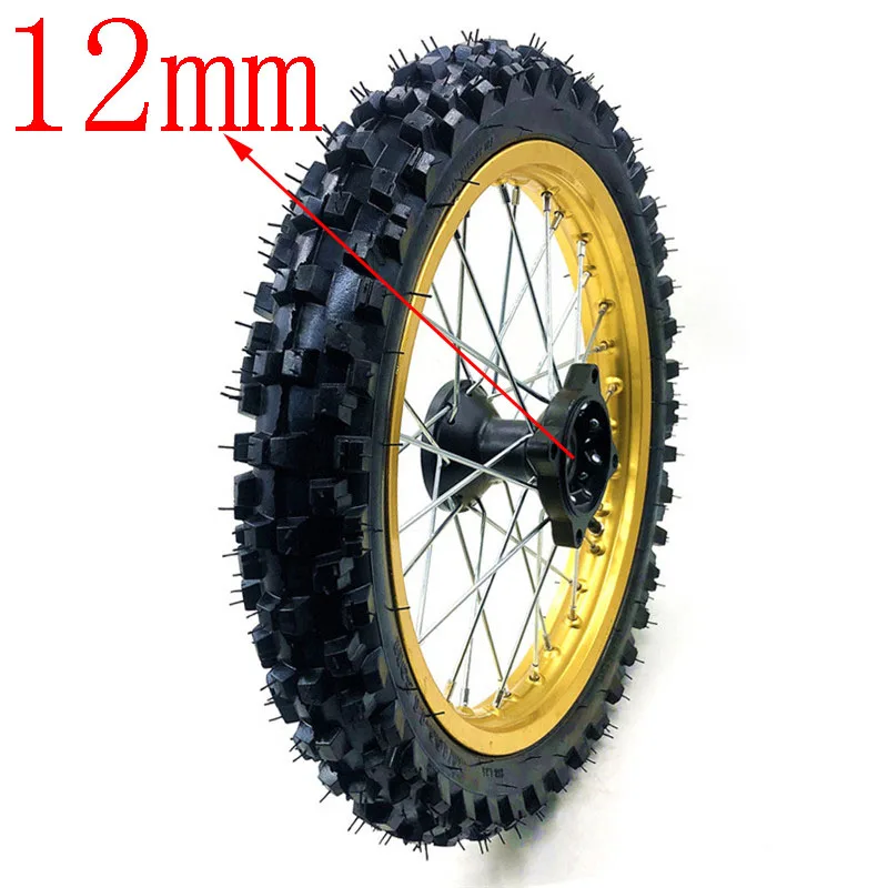 フロント14インチピットバイクホイールguangli 60/100-14タイヤ