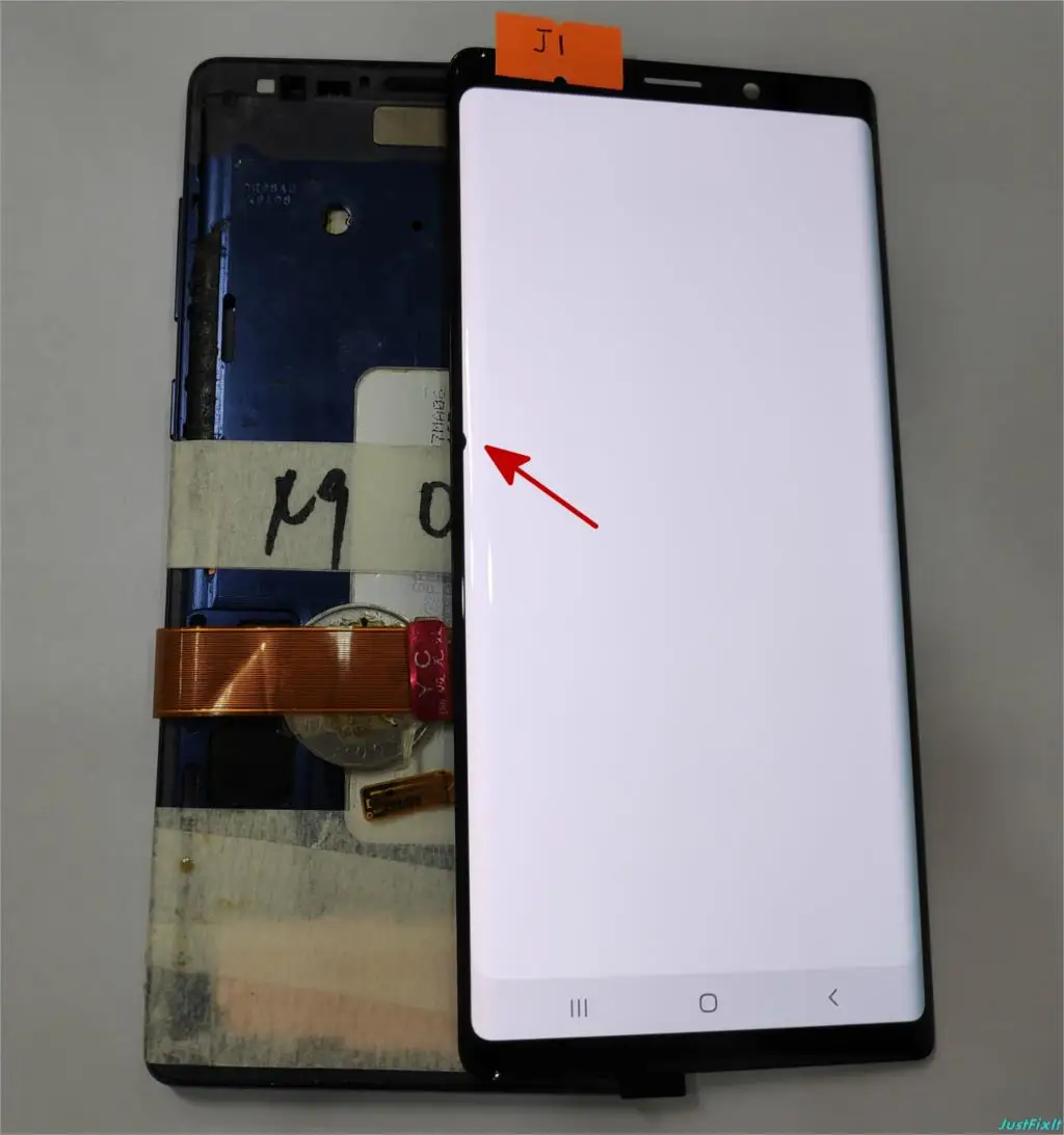 Дефект Super Amoled для samsung Galaxy Note 9 Note9 N960 N960F N960D N960DS ЖК-дисплей сенсорный экран дигитайзер 6,3"