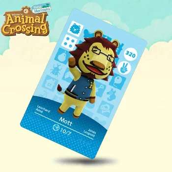 

320 Mott Animal Crossing Card Amiibo Cards Work for Switch NS 3DS Games