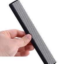 Peignes professionnels noirs | Nouveau peigne queue, peigne Anti-statique en carbone, peigne de coupe de cheveux