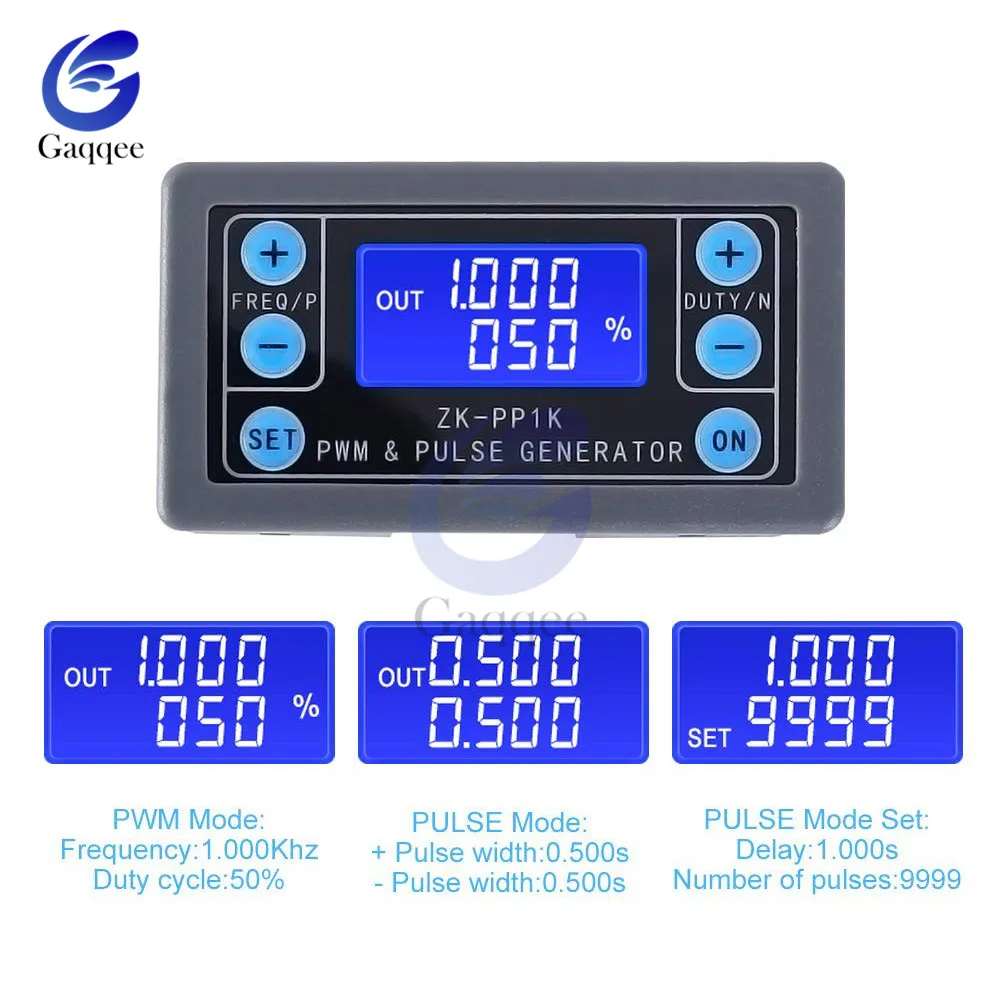 PWM импульсный ЖК цифровой дисплей с коэффициентом мощности частоты 1 Гц ~ 150 кГц