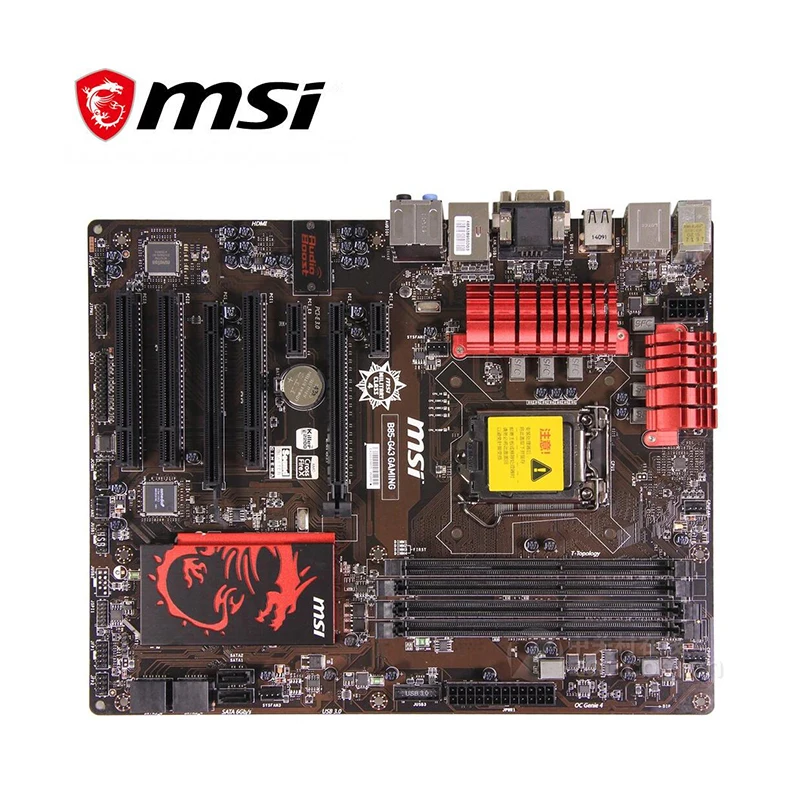 Материнская плата для игр MSI игровая материнская LGA 1150 DDR3 Intel B85 B85M SATA III USB3.0 PCI E X16 3 0