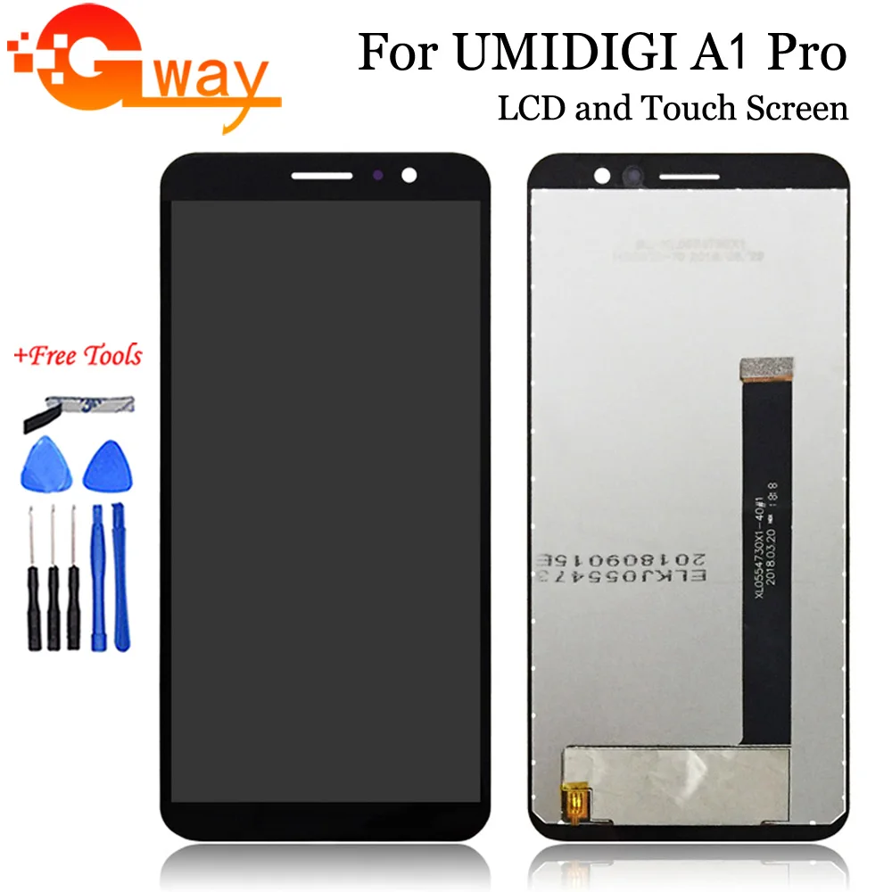 

5.5" For UMIDIGI A1 PRO LCD Display+Touch Screen 100% Original Tested LCD Digitizer Glass Panel Replacement For UMIDIGI A1 PRO