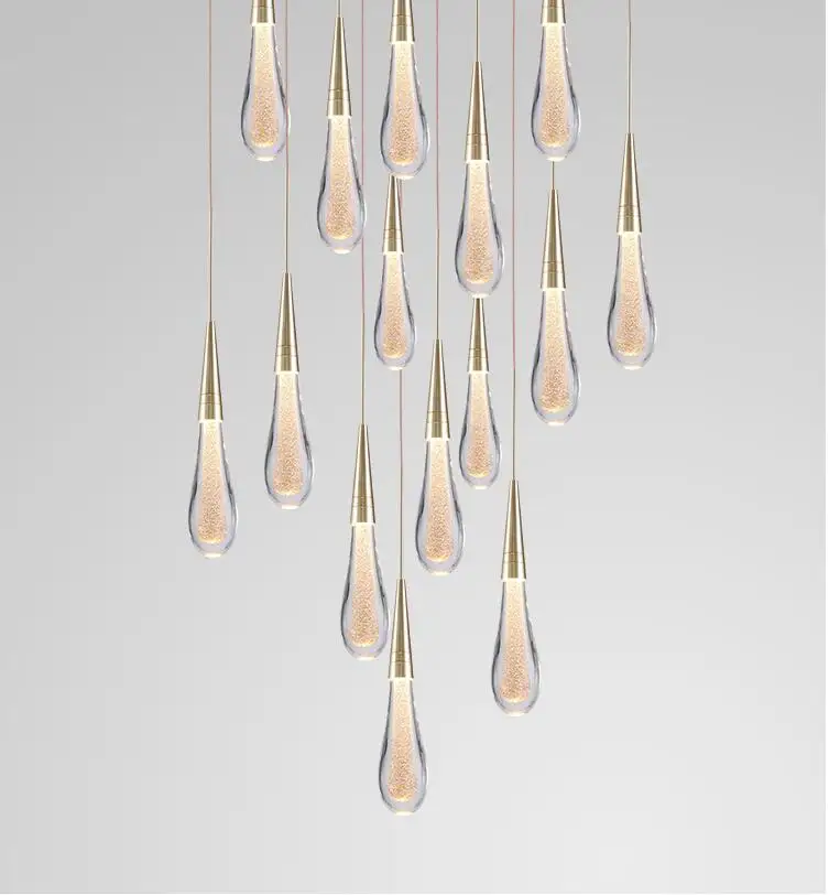 Новый светодиодный украшение люстры лампа простые светильники роскошный