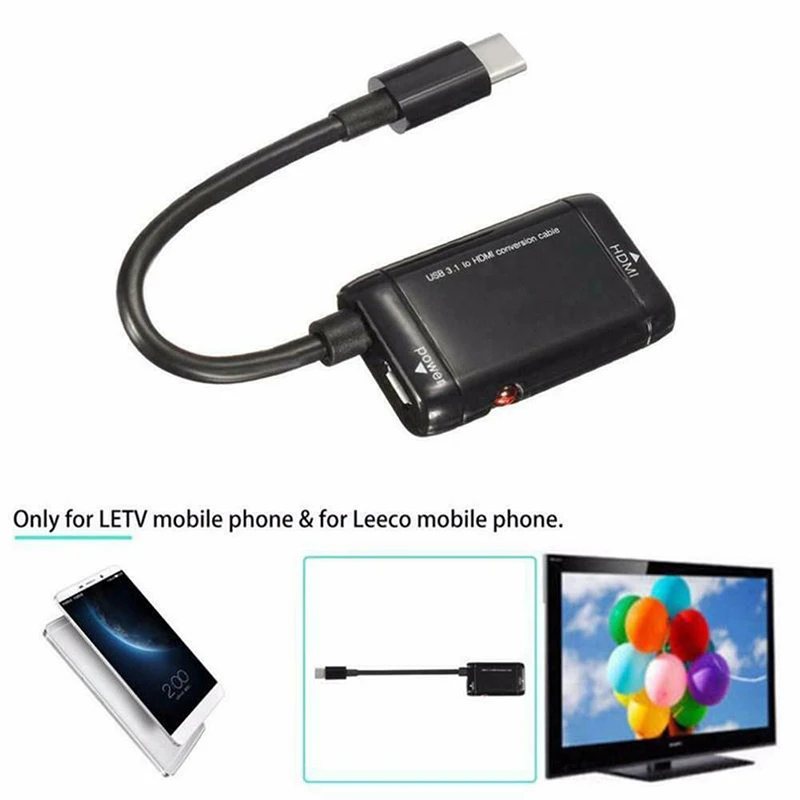 Тип-c HDMI конвертер Кабель USB3.1 MHL адаптер для Android телефонов планшеты и продажи