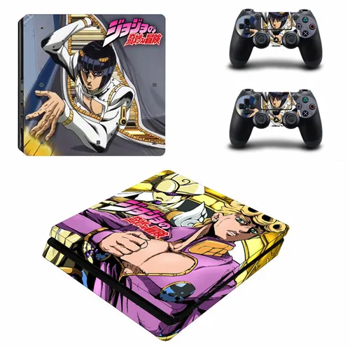 YSP4S-3816 Аниме JoJo невероятное приключение PS4 тонкая кожа Стикеры наклейка для Игровые приставки 4 консоли и контроллер PS4 тонкая кожа Стикеры винил - Цвет: YSP4S-3816