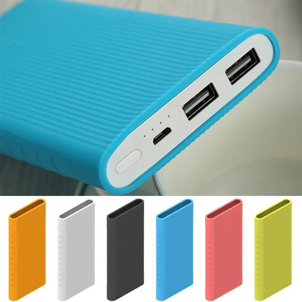 Новый силиконовый защитный чехол для внешнего аккумулятора Xiaomi Power Bank 2 поколения