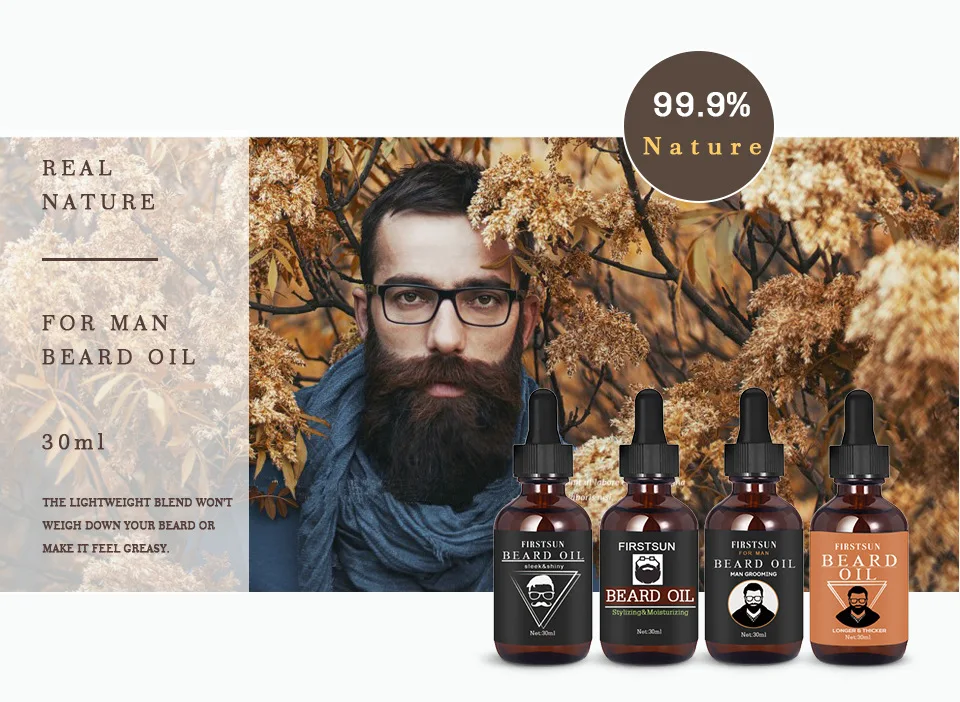 Cuidados com o Óleo Natural Orgânico Homem Barba Óleo Bigode Gromming Mais Grosso Suave Nutritivo Brilhante Cera Bálsamo 3 cera bálsamo barba cuidados com o óleo