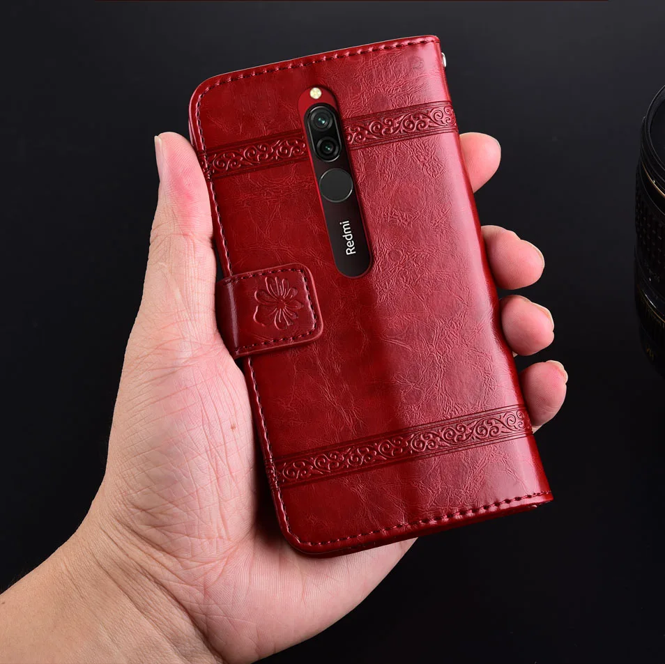 Чехол для Redmi 8 для Xiaomi Redmi 8 6,22 '', кожаный чехол-книжка с бумажником для Xiaomi Redmi 8 Redmi8, мягкий чехол