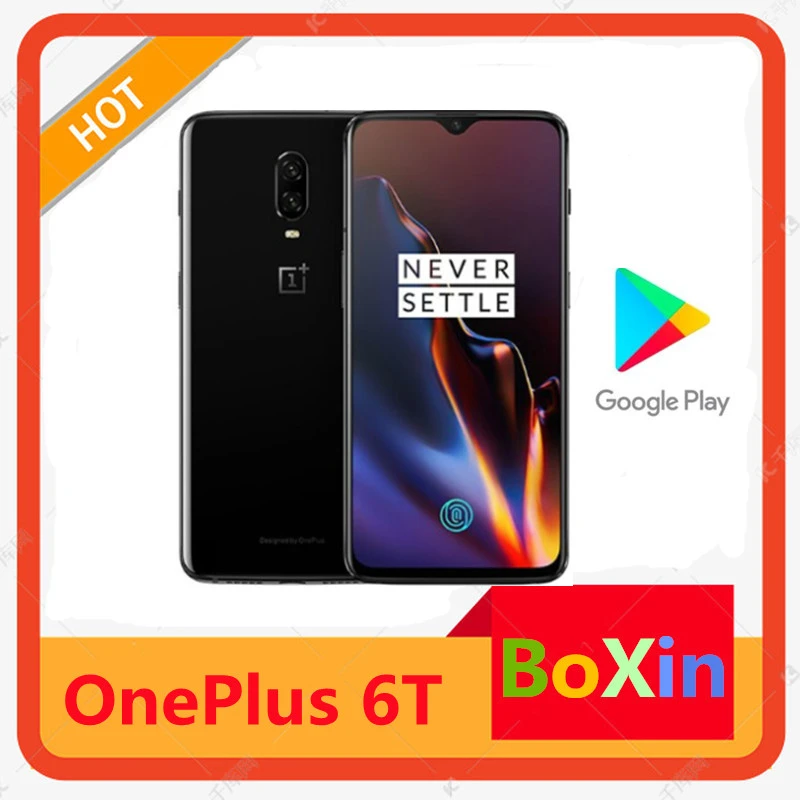 Global version Original New Unlock Oneplus 6T 6 T A6010 Mobile Phone 4G LTE 6.41" 8GB RAM 128GB Snapdragon 845 Android phone cheapest oneplus phone