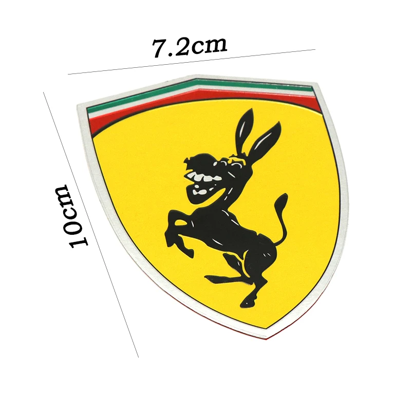 Original Ferrari Emblem Plakette 3D SF 3x5 cm Aufkleber 