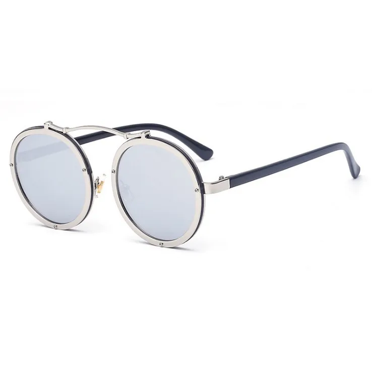 Солнцезащитные очки MINCL в стиле ретро/панк для мужчин и женщин круглые солнечные