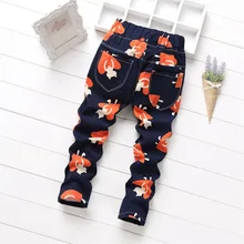 Весенние хипстерские леггинсы для девочек из чистого хлопка Детские эластичные удобные брюки Z016