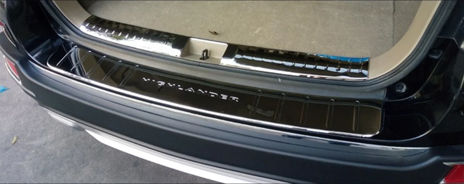 Для Toyota highlander 2009- Нержавеющая сталь порога Накладка Добро пожаловать защита педали автомобильные аксессуары