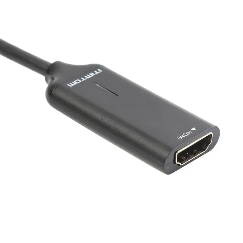 Прочный HDMI адаптер Тонкий Дизайн USB C к HDMI Кабель-адаптер 4 к 60 Гц Тип C к HDMI конвертер для дисплея HDTV