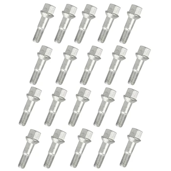 

20Pcs Wheel Lug Bolts Nuts 0009904807 for Mercedes ML350 S500 GLK350