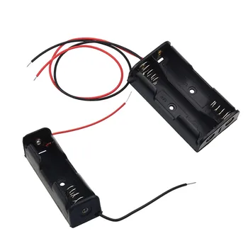 

2xAA 18650 box diy power bank 18650 battery holder box circuit Combination Battery Storage Plastic Box Holder Wholesale