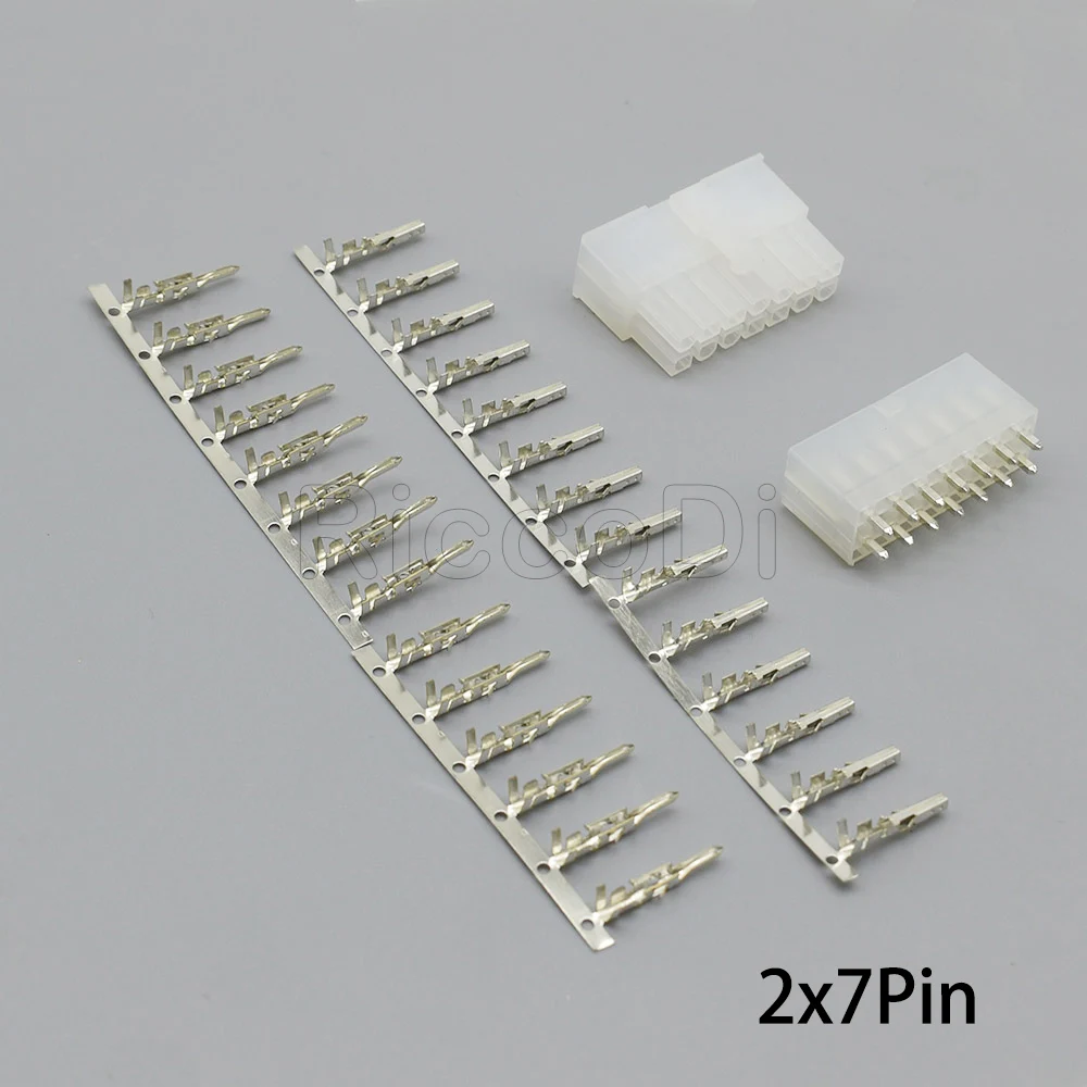 3Sets 2X7P 5557 5569 2 4 6 8 10 12 14, 16, 18, 20, 22, 24, 4,2 мм Straigh угол провод к печатной платы разъем мини-подходит для квадрокоптера RC Jr. Мощность разъемы - Цвет: 3Sets 2X7P