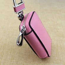 Кожаный кошелек с держателем ключа от машины модный Органайзер дом автомобильный чехол для ключей C55