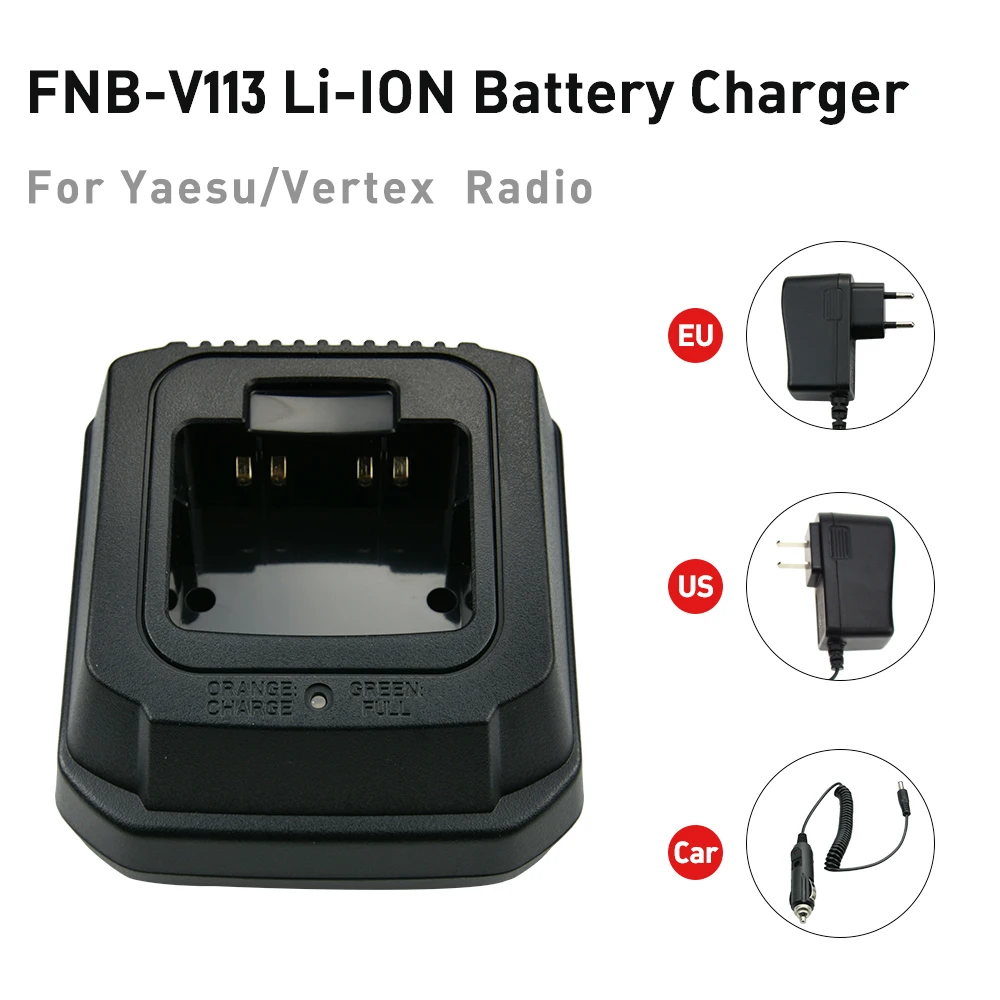Fnb-V113Li 110V-Caricabatteria Dello Li-Ione Del Walkie-Talkie Di 240V Per Le Radio Standard Di Yaesu/Vertex Evx-531 Evx-539 Vx-450 Vx-459