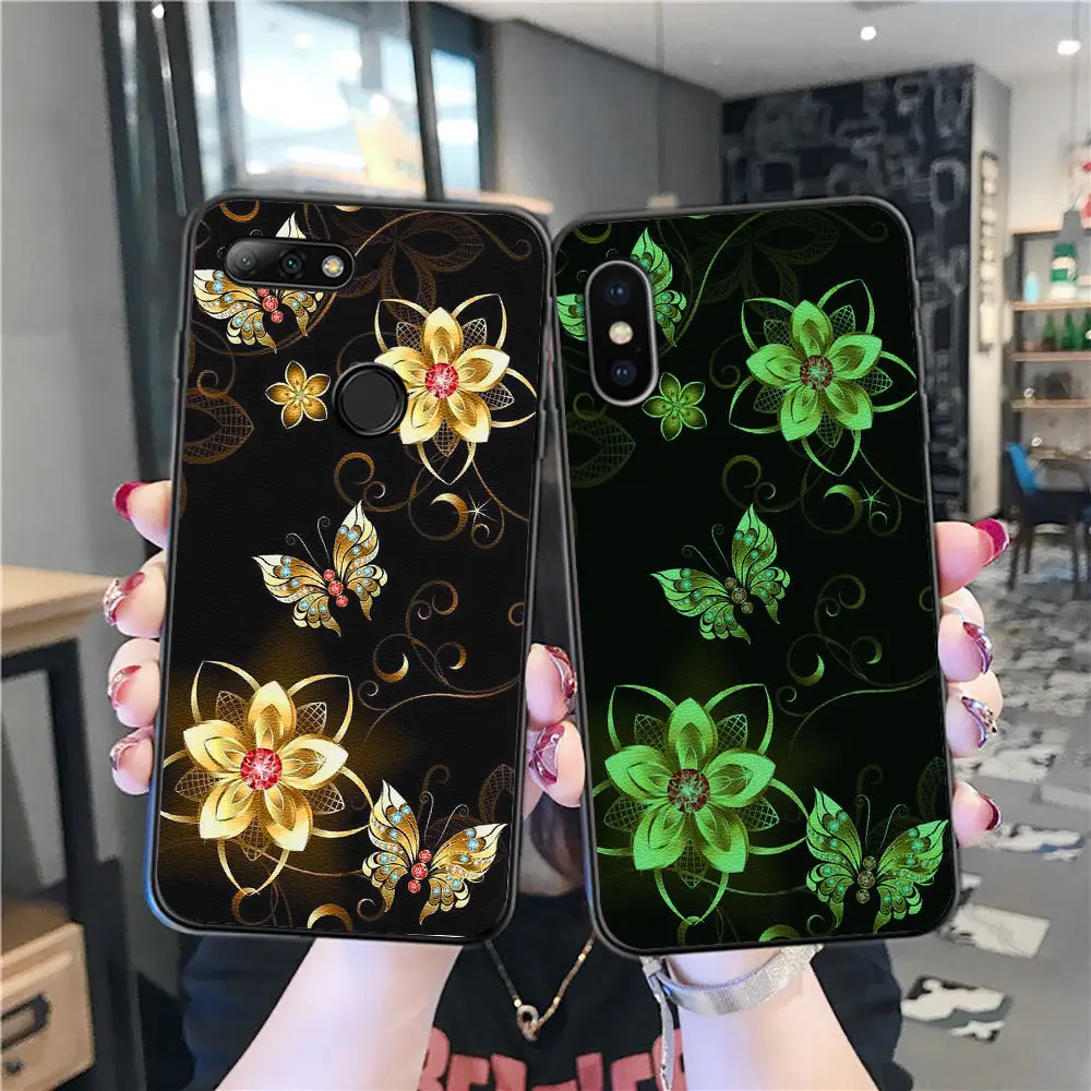 For Samsung Galaxy A6 A7 2018 A750 A8 Plus A730F Case Leather PU Luminous phone M10 M20 M30 J2 Core J7 Duo |