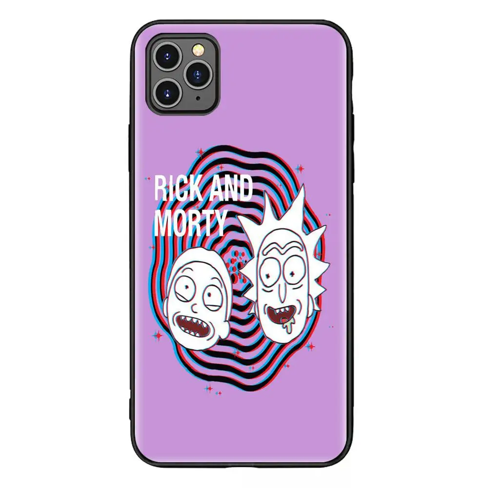 Красочный силиконовый чехол для телефона Rick and marty для iphone 11 pro max xr x xs max 8 plus 7 7plus 8 plus 6 6s противоударный чехол - Цвет: P0310R