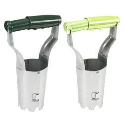 Outil de plantation automatique de bulbes de jardin, avec marque de profondeur, libération du sol, pour creuser des trous et des graines 