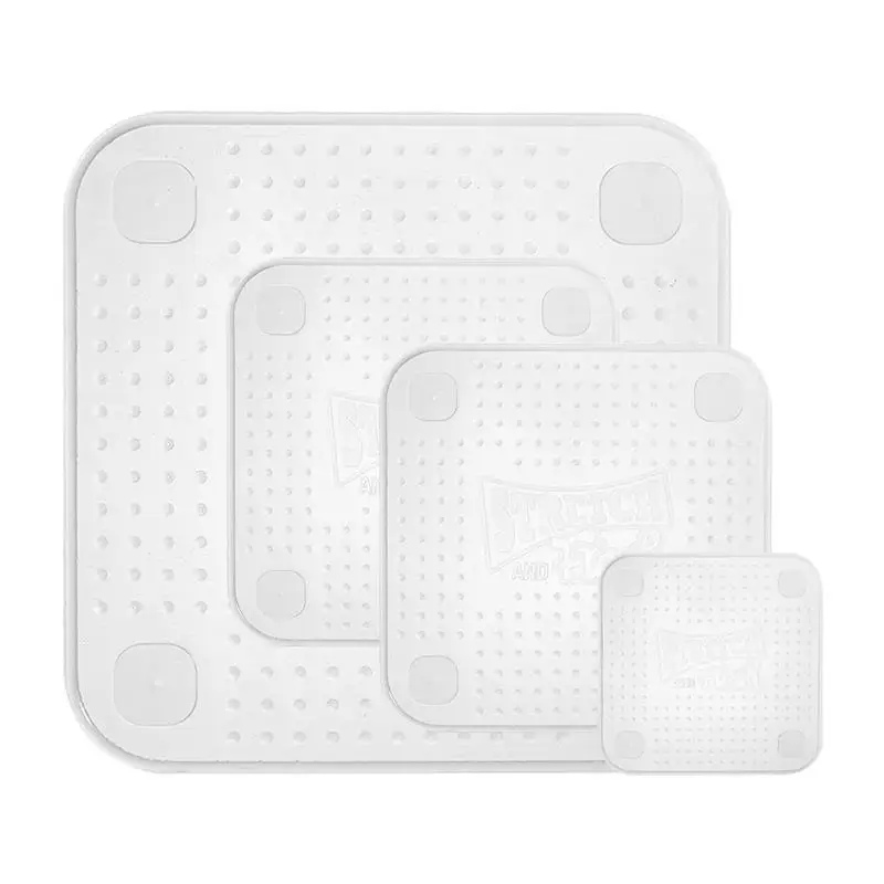 4 шт./компл. многоразовые силиконовые эластичные крышки универсальная крышка