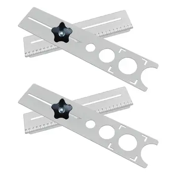 

Hole Opener Tile Hole Locator Portable Adjustable Position Ruler Building Tool Multifunction Decoration Hand Tool Sets