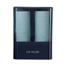 Office Storage Household Anti Dust Adhesive Coffee Wall Mounted Water Dispenser Shelf Paper Cup Holder Automatic Head Cover