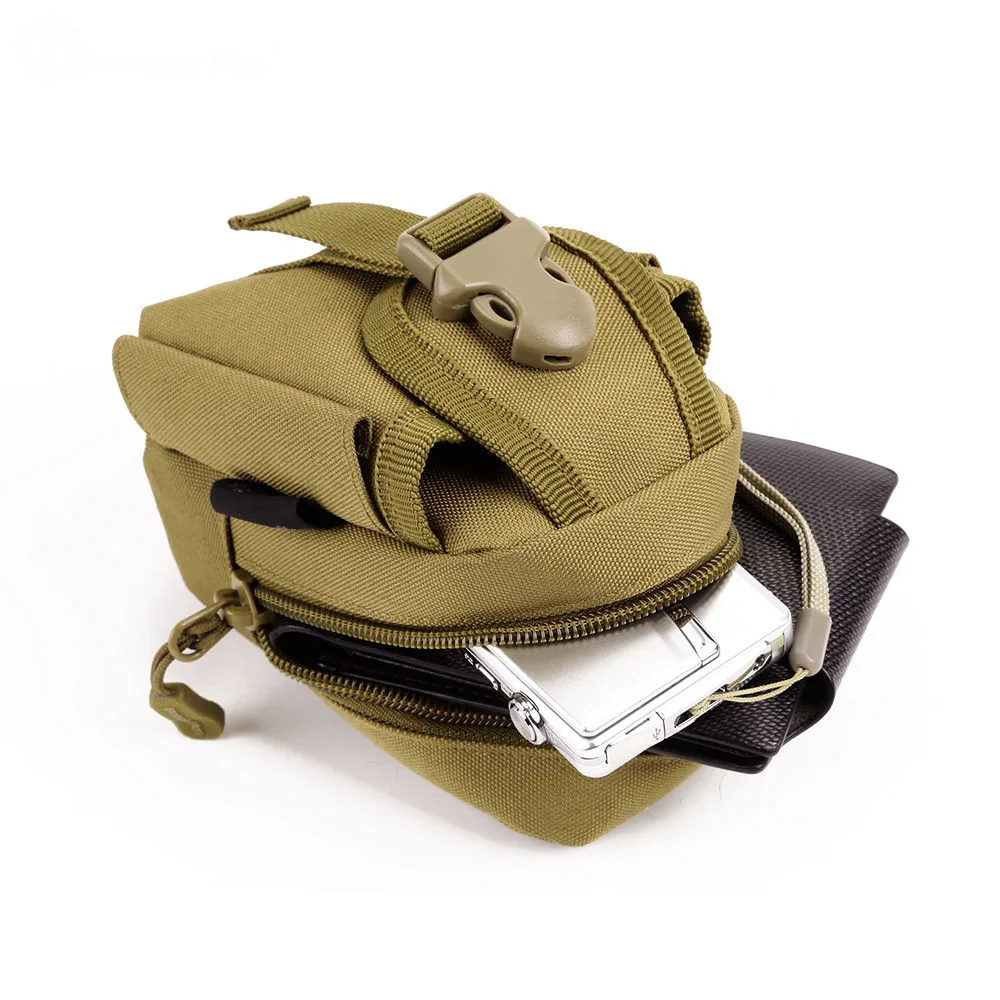 Сумка с креплением Molle system сумка для аксессуаров маленькая тактическая сумка для улицы Водонепроницаемая спортивная сумка 4,5 дюймов сумка на пояс для мобильного телефона