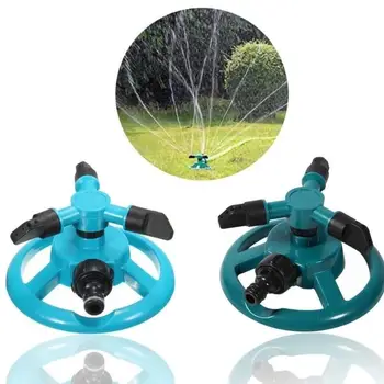 

Home Garden Sprinklers Automatic Watering Grass Lawn 360 Degree 3 Nozzle Circle Rotating Irrigation System garden tools