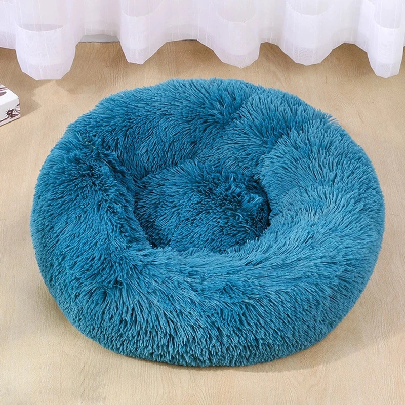 Petshy плюшевые теплые кошка кровать домик для домашних животных спальный подушка