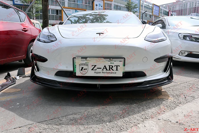 Z-ART для Tesla 3 комплект из углеродного волокна для tesla модель 3 аэродинамический комплект из углеродного волокна для модели 3 комплект для тюнинга из углеродного волокна
