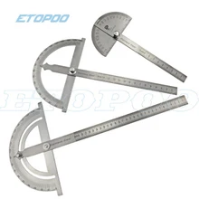 Goniómetro-buscador del ángulo del transportador, Regla de medición rotativa, herramienta maquinilla, regla de artesano, 150mm, 300mm, acero inoxidable, 180 grados