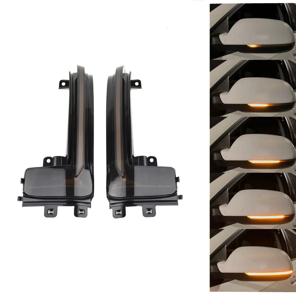 

2PCS Dynamic Blinker Turn Signal LED Sequential Side Mirror light For Audi A4 A5 B8.5 S5 RS5 RS4 RS3 A3 8P